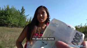 The Public Agent's catch - May Thai's outdoor blowjob and fuck