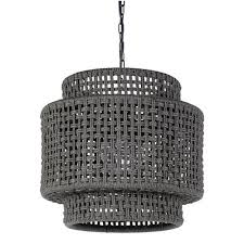 Maybe you would like to learn more about one of these? Palecek Brunswick Coastal Beach Grey Natural Wicker Outdoor Drum Pendant Medium 21 26 Wide Kathy Kuo Home