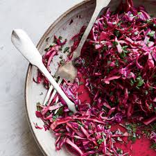 This homemade red cabbage coleslaw recipe should be a part of your kitchen arsenal, because it will brighten up any meal. Red Cabbage Slaw Recipe Dennis Lee Food Wine