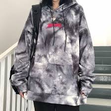 Black And White Tie Dye Hoodie Wholesale Transparent Angel Print Sleeveless Straps Crop Top In 2020 Tie Dye Outfits Aesthetic Clothes Hoodie Fashion