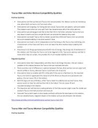 Taurus Man Compatibility With Other Zodiac Signs