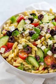 Salade De Pates Grecque Facile Avec Images Salade De Pate Grecque Salade De Pates Pates Grecs