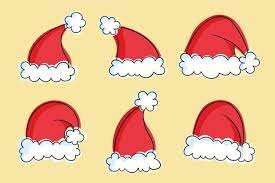 Download Hand Drawn Santa Claus Hat Collection For Free How To Draw Santa How To Draw Hands Christmas Lettering