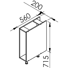 101 concept meuble bas d angle cuisine. Mon Espace Maison Meuble Bas Cuisine Blanc Brillant Largeur 20cm