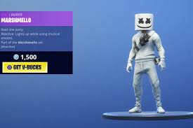 Marshmello bundle png and featured image. Marshmello Fortnite Concert How To Watch The Show Online The Verge