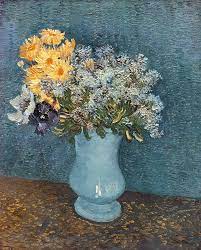 He did them in arles, in the south of france, in 1888 and 1889. Vase Of Flowers Painting By Vincent Van Gogh