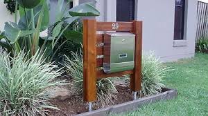 Stainless Steel Letterbox Ebay Briefkasten Freistehend Briefkasten Holz Haus Und Garten