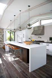 Kitchen Island Modern Lighting Adds Minimalist Feel To California Home Contemporary Kitchen Island Kitchen Island Lighting Modern Contemporary Kitchen Island Lighting