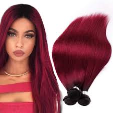 You also need to determine whether yo. Amazon Com Brazilian Straight Hair 3 Bundles Ombre 1b Burgundy Mix Length 12 14 16 Inches Two Tone Double Weft Weave Black Root Wine Red Remy Human Hair Extensions Total 300g Beauty
