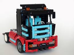 The 1 x 1 circular attachment piece of your doors will have to go on the free stud closest to the front of your car to either side of the truck cabin. Lego Moc 42106 Pullback European Truck By Tomik Rebrickable Build With Lego