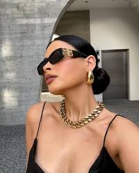 Choosing me —— all year round 🖤 • • • Miami fashion blogger, sleek bun  hairstyle, all black outfit, monochrome outfits, Parisian style, classy  street wear, black dress, black and gold accessories,