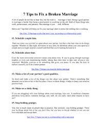It won't be easy, but there are some steps you can take if you want to bring things back to how they used to be. 7 Tips To Fix A Broken Marriage By Dannyhenderson Issuu