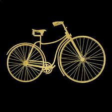 Free vintage clip images art and vintage printables for crafts #6004003. Gold Bikes Clipart Old Retro Style Gold Clipart By North Sea Studio