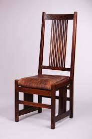 Gustav Stickley Tallback Spindled Side Chair Stickley Furniture Stickley Furniture Plans Wood Patio Furniture