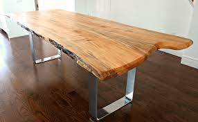 Home Living Wood Design Toronto Muskoka Ontario Canada In 2020 Slab Dining Tables Live Edge Dining Table Maple Dining Table