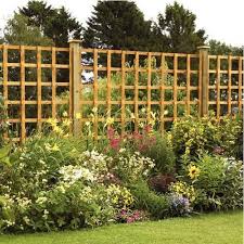 Secure the ends by looping through the eye and wrapping around the shank. Trellis Instead Of A Fence Trellis Fence Panels Trellis Fence Lattice Fence Panels