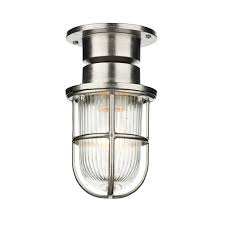 Shop table lamps at lightingdirect.com. Nautical Design Flush Ceiling Light Or Wall Light In Nickel Finish