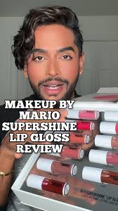 First impression of @makeupbymario NEW SUPERSHINE LIP GLOSS ✨ COMFORT,  CUSHION and HIGH SHINE 👍🏽 , It’s lip gloss simplicity redefined. A lot of  every day wearable shades that work