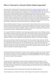 Local and state laws observed? Mto Vehicle Safety Inspection Checklist Hse Images Videos Gallery