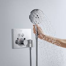 Control Showers With Showerselect And Rainboard Hansgrohe Int Hansgrohe Shower Controls Hansgrohe Bathroom