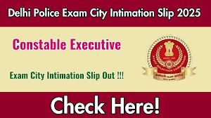 SSC Delhi Police Admit Card 2025