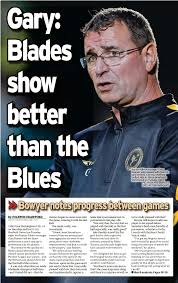 Gary: Blades show better than the Blues