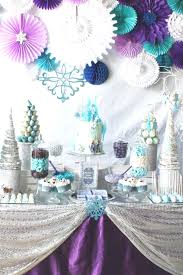 You Must See These 15 Stunning Frozen Dessert Table Ideas In 2020 Frozen Party Decorations Frozen Birthday Party Decorations Frozen Themed Birthday Party