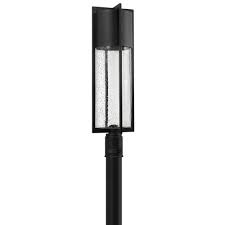Shelter 120v Outdoor Post Pier Mount Lantern By Hinkley Lighting 1321bk