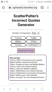 Bf1 is my boyfriend of 2 years, and bf2 is our (bf1 & i) new boyfriend. Incorrect Quotes Generator In 2021 Generations Quotes Dream Smp Memes Incorrect Quotes