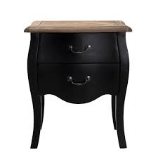 ■ meubles en sapin de style montagne qui donne un charme incomparable et authentique à votre aménagement intérieur. Table De Chevet Noire 2 Tiroirs En Pin Vieilli Land Macabane 3 Suisses