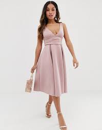 Migliori abiti da cerimonia su asos per la primavera. Asos Design Petite Vestito Midi Da Cerimonia Con Dettaglio A Portafoglio Asos Vestito Midi Vestito Longuette Vestiti