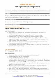 Cnc Programmer Resume Samples Qwikresume