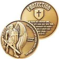 For the love of god, who hast made thee so glorious in grace and power, and for the love of the mother of jesus, the queen of the angels, be pleased to hear my prayer. Archangel Saint Michael Protection Challenge Coin Christianbook Com