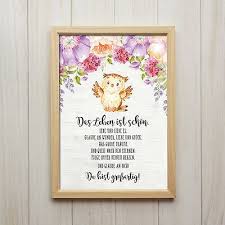Details Zu Das Leben Ist Schon Kunstdruck Din A4 Eule Spruch Bild Kinderzimmer Tiere Deko In 2020 Mit Bildern Eulen Spruche Bilder Kinderzimmer Kinder Zimmer