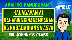 Kalagayan At Bahaging Ginagampanan Ng Kababaihan Sa Asya Youtube