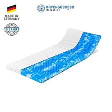 Schon mehrfach wurden matratzen von ravensberger von stiftung warentest und ökotest gut bewertet. Ravensberger Matratzen Gel Lux 50 Topper 9 Cm Gesamthohe 7 Zonen Gelax Gelschaum Auflage H2 3 Rg50 50 110 K Matratzen Topper Matratze Matratzenauflage