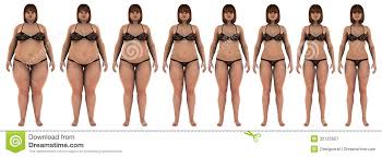 fat to thin weight loss transformation of a white stock