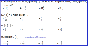Soal ulangan matematika kelas 5 semester 2 dan kunci jawaban. Download Soal Uts Ganjil Matematika Kelas 3 Semester 1 Tahun 2015 2016 Rief Awa Blog Sekolah Wajib