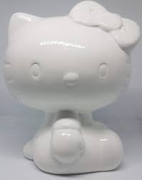 Bol Com Hello Kitty Spaarpot Zelf Je Eigen Spaarpot Schilderen 15 Cm Met Verf En