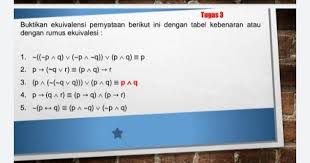 5 dalam sebuah ujian seorang mahasiswa diwajibkan mengerjakan 5 soal dari 8 soal yg. Minta Tolong Temen Temen Soal Matematika Diskrit Tentang Ekuivalensi Brainly Co Id