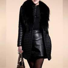 Une veste en cuir ba&sh ou un manteau en laine assure un look tendance. Les Femmes D Hiver En Cuir Simili Fourrure Manches Longues Manteau Survetement Long Manteau Noir Noir Cdiscount Pret A Porter
