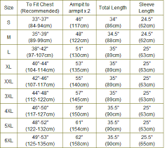 british army jacket size guide