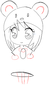 The legs look longer (thanks to the waist) and much more. How To Draw A Chibi Girl With Cute Mouse Hat Easy Step By Step Drawing Tutorial How To Draw Step By Step Drawing Tutorials