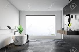 Alibaba.com offers 7,526 white marble bathtub products. Interior Of Bathroom With White And Black Marble Walls Tiled Stock Photo Picture And Royalty Free Image Image 117868250