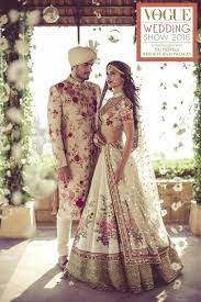 Matching Bridal Ensembles For Couples Threads Indian Bridal Wear Indian Wedding Outfits Indian Wedding Dress