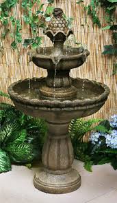 Las fuentes de agua son más que un objeto ornamental que podemos tener en nuestra casa. Fuente De Agua Java Cascada Escultura Jardin Terraza Decoracion Piedra Exterior