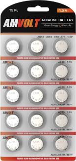 15 pack lr44 ag13 battery ultra power premium alkaline 1 5 volt non rechargeable round button cell batteries for watches clocks remotes games