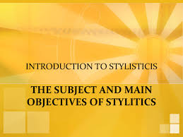 Maybe you would like to learn more about one of these? 1 Introduction To Stylistics