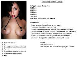 FOR NIPPLE CLAMPS LOVERS - Fap Roulette