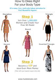 How To Dress For Your Body Type Body Types Dress Body Type How To Feel Beautiful